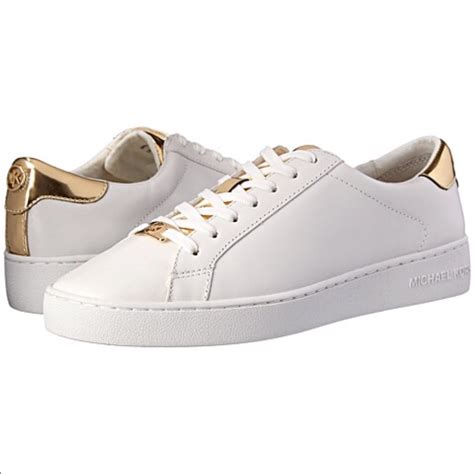 michael kors white gold sneakers|michael kors gold heels.